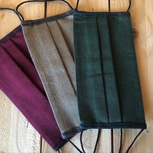 Cargar imagen en el visor de la galería, Mascarilla higiènica reutilizable 100% algodón